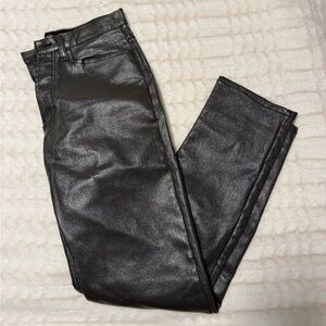 Dr. Martens Shimmering Black Straight Leg Pants